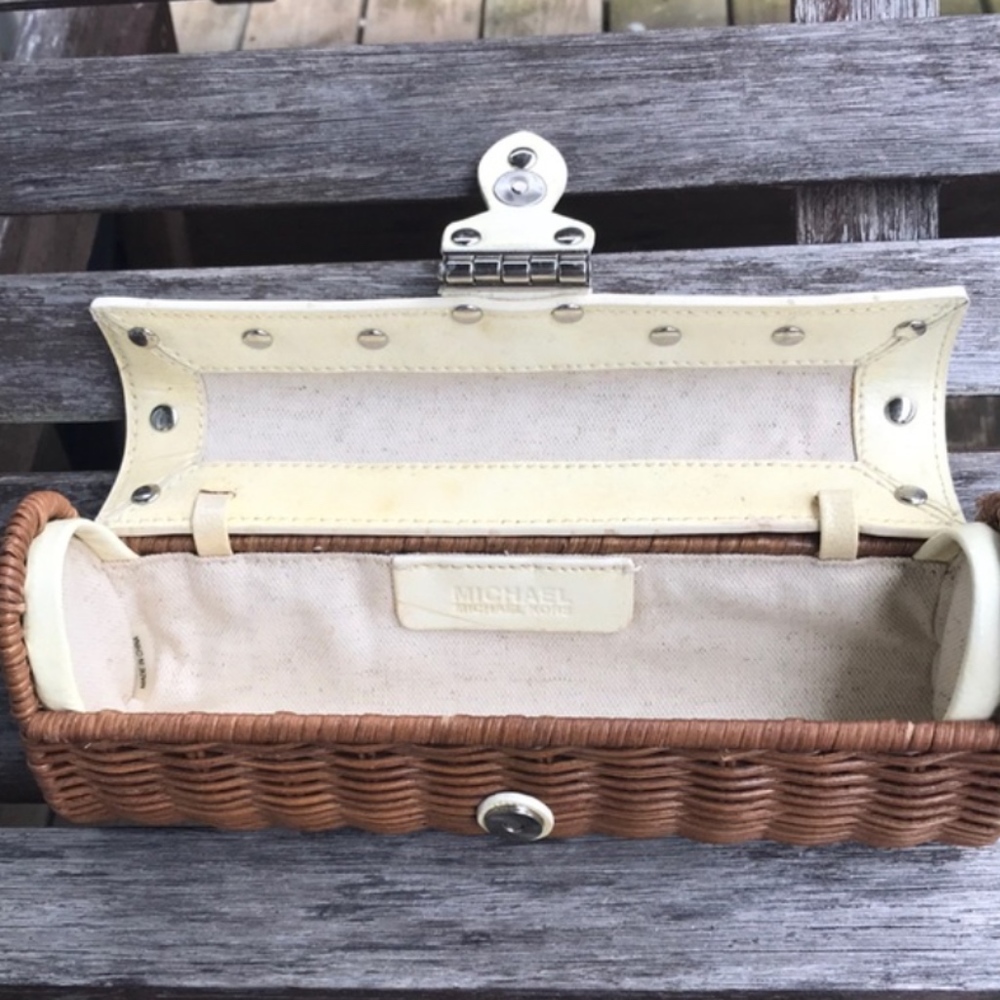 Michael Kors Santorini Rattan Clutch - Picture 4 of 4